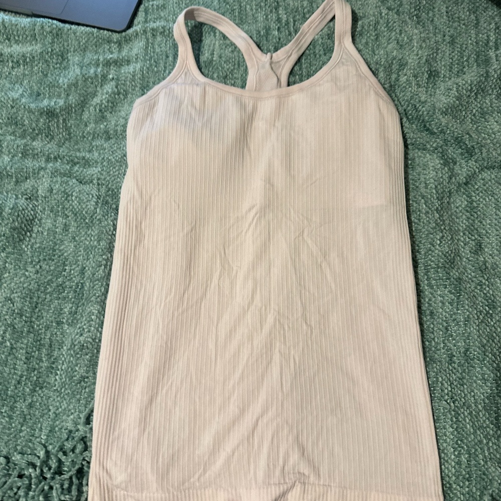 Lululemon ebb to street pink tankt top